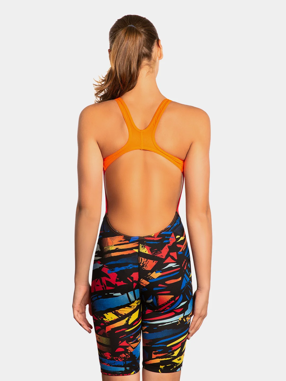 Юниорский купальник спортивный антихлор Kneeskin Junior PBT H0 Mad Wave
