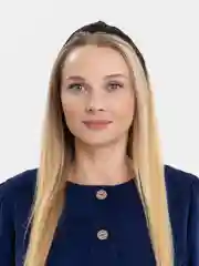 Пудровый ободок для волос женский