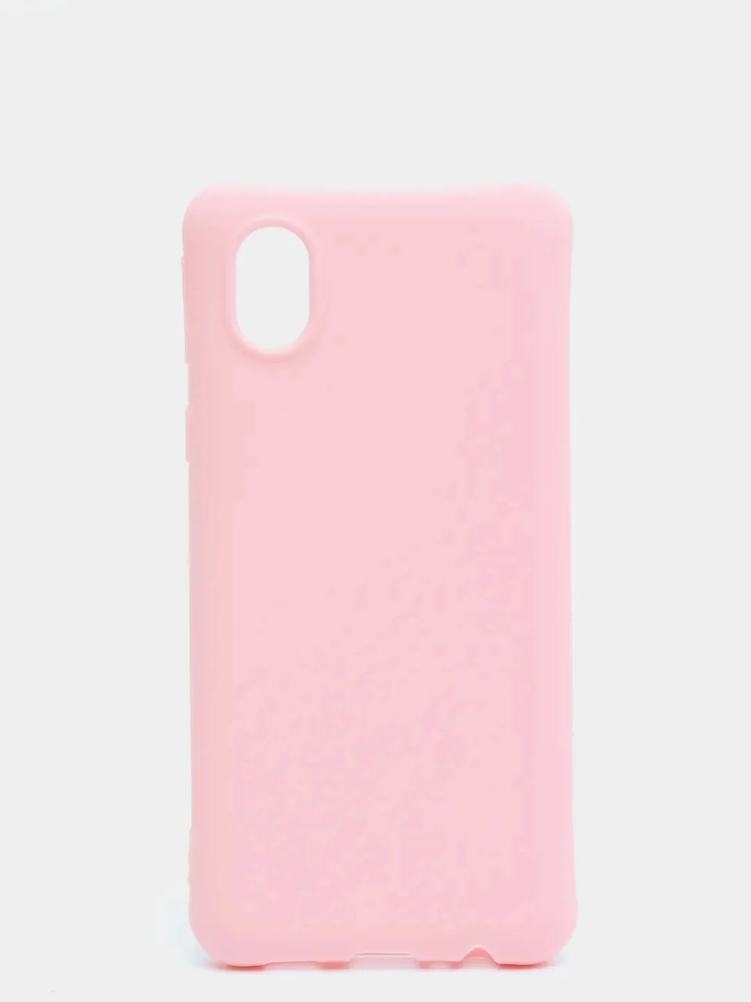 Розовый силиконовый чехол Huawei P40 Lite e Xiaomi Redmi 8/Note 7/8T/Samsung A50/A31/A11/A01/A41