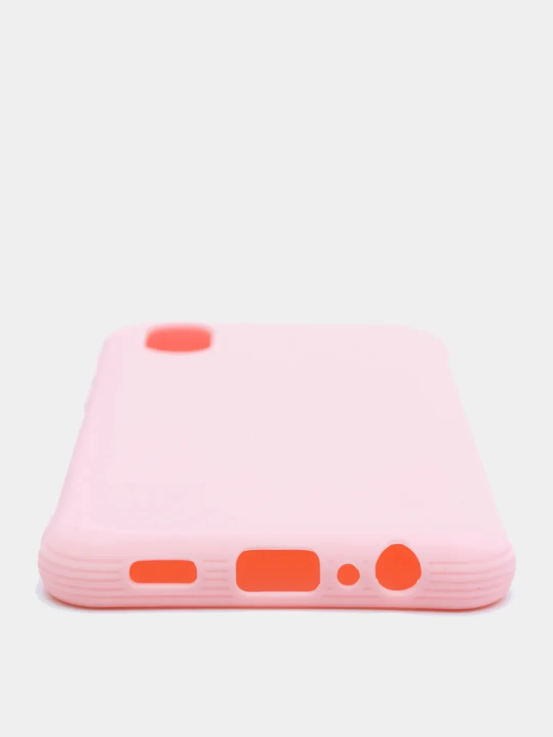Розовый силиконовый чехол Huawei P40 Lite e Xiaomi Redmi 8/Note 7/8T/Samsung A50/A31/A11/A01/A41