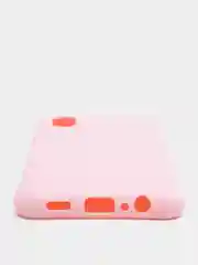 Розовый силиконовый чехол Huawei P40 Lite e Xiaomi Redmi 8/Note 7/8T/Samsung A50/A31/A11/A01/A41