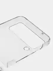 Прозрачный складной, пластиковый чехол Rosco для Samsung Galaxy Z Flip 4, прозрачный, с защитой камер