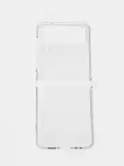 Прозрачный складной, пластиковый чехол Rosco для Samsung Galaxy Z Flip 4, прозрачный, с защитой камер