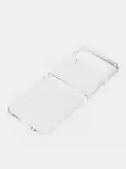 Прозрачный складной, пластиковый чехол Rosco для Samsung Galaxy Z Flip 4, прозрачный, с защитой камер