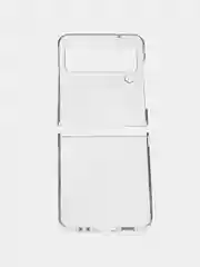 Прозрачный складной, пластиковый чехол Rosco для Samsung Galaxy Z Flip 4, прозрачный, с защитой камер