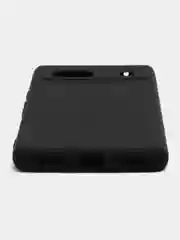 Черный чехол для Google Pixel 7A силиконовый BROSCORP матовый тонкий с бортиком- защитой камер
