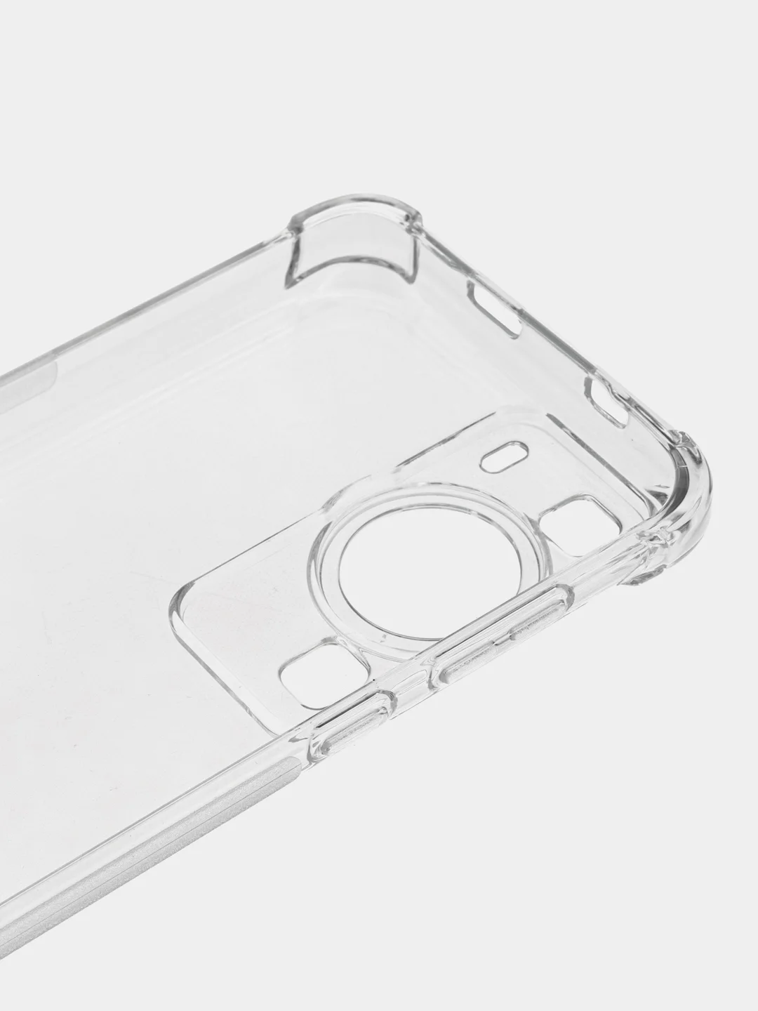 Прозрачный противоударный чехол для Huawei P60, P60 Pro силиконовый BROSCORP с усиленными углами