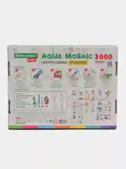 Аквамозаика Aqua Pixels, 30 цветов, 3000 бусин, с трафаретами, инструментами, Brauberg, 664915