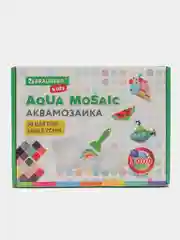 Аквамозаика Aqua Pixels, 30 цветов, 3000 бусин, с трафаретами, инструментами, Brauberg, 664915