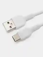 Белый кабель Hoco X20, Type-C - USB, 2 А, 1 м, PVC оплетка, белый