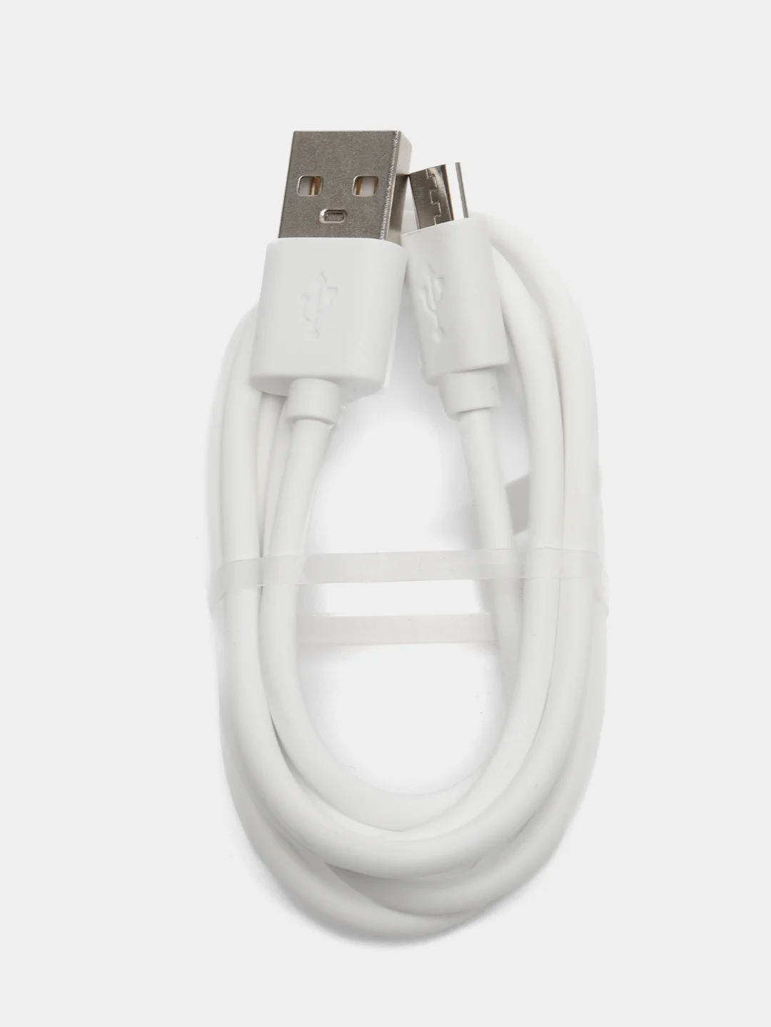Белый кабель Windigo, microUSB - USB, 2 А, зарядка + передача данных, TPE оплетка, 1 м, белый