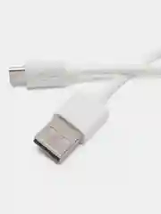 Белый кабель Windigo, microUSB - USB, 2 А, зарядка + передача данных, TPE оплетка, 1 м, белый