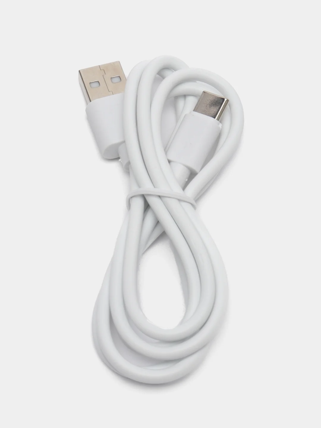Белый кабель LuazON, Type-C - USB, 2 А, 1 м, белый