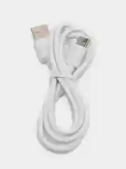 Белый кабель LuazON, Type-C - USB, 2 А, 1 м, белый