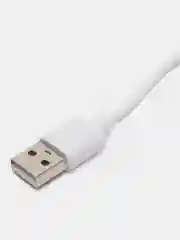 Белый кабель LuazON, Type-C - USB, 2 А, 1 м, белый