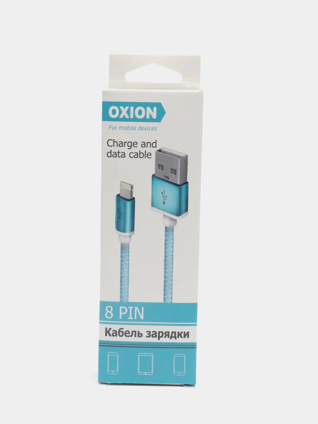 Синий кабель OXION DCC025, А2.1, USB - Lightning, 1.5 м , синий