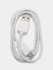 Белый кабель LuazON, microUSB - USB, 1 А, 0.8 м, белый