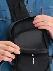 Сумка мужская через плечо, спортивная, с кодовым замком и USB