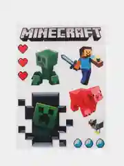 Алый термотрансфер, термонаклейка на одежду по мотивам игры Minecraft (Майнкрафт)