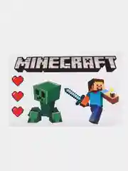 Алый термотрансфер, термонаклейка на одежду по мотивам игры Minecraft (Майнкрафт)