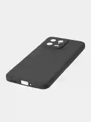 Черный чехол BROSCORP для Xiaomi 13, матовый, силиконовый, тонкий, бортик вокруг камер