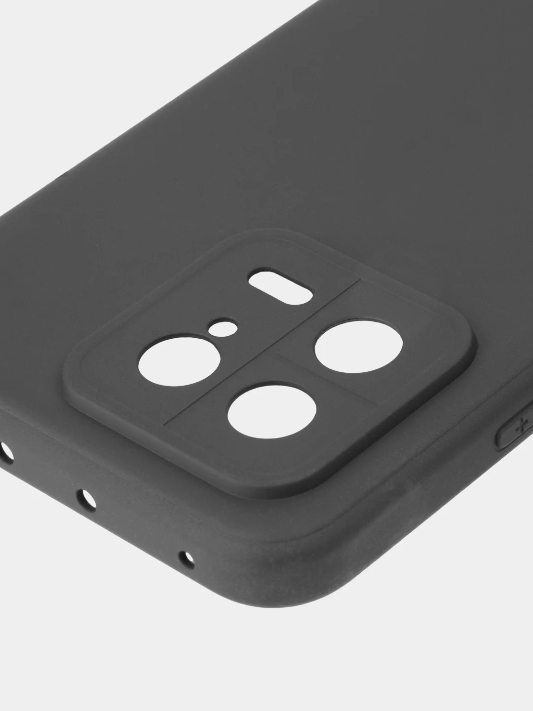 Черный чехол BROSCORP для Xiaomi 13, матовый, силиконовый, тонкий, бортик вокруг камер