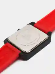 Красный часы спортивные, женские, мужские, унисекс, силиконовый ремешок