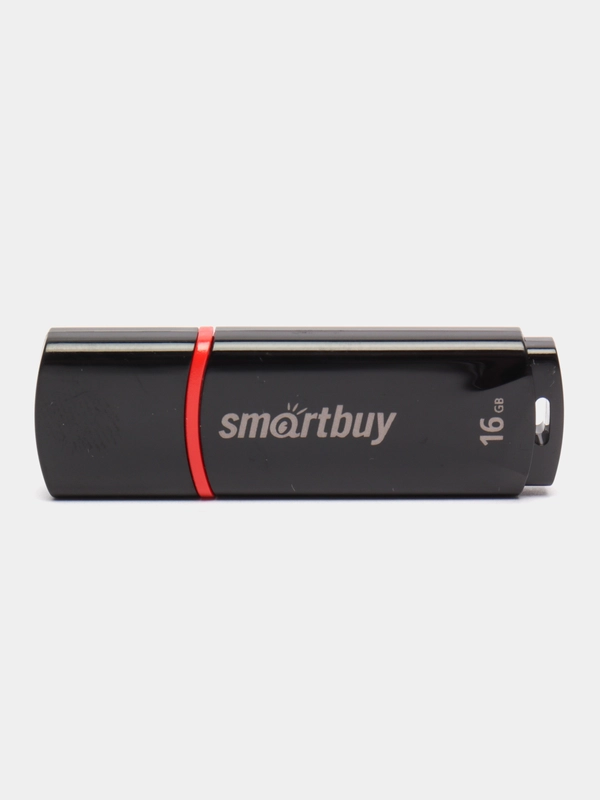 Флешка накопитель для компьютера 16 Gb, SmartBuy Crown, Usb 2.0, черный