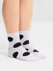 Белый носки с принтом