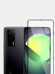 Прозрачный стекло для Xiaomi Poco F5 Pro защитное BROSCORP прозрачное с олеофобным покрытием и рамкой