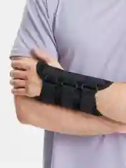 Черный фиксатор запястья, защита запястья, бандаж на руку спортивный