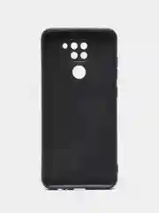 Тёмно-бордовый чехол силиконовый для Xiaomi Redmi Note 9 (Сяоми Редми Ноут 9), с принтом, с рисунком