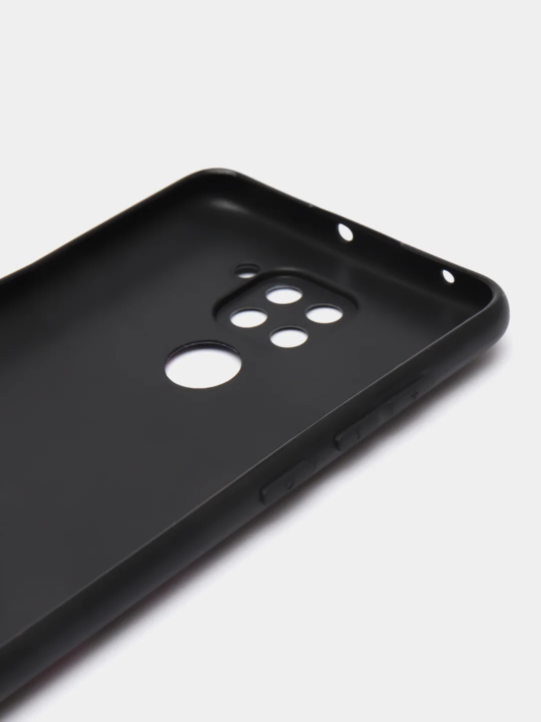 Тёмно-бордовый чехол силиконовый для Xiaomi Redmi Note 9 (Сяоми Редми Ноут 9), с принтом, с рисунком