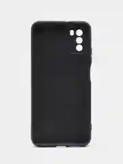 Оранжевый чехол силиконовый для Xiaomi POCO M3 (Сяоми Поко М3), с принтом, с рисунком