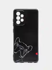 Песочный хаки силиконовый чехол для Samsung Galaxy A52 / A52S, с принтом, с рисунком, Самсунг А52 А52С