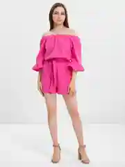 Фуксия комбинезон летний