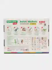 Аквамозаика Aqua Pixels 24 цвета 4200 бусин, с трафаретами, инструментами, Brauberg 664916