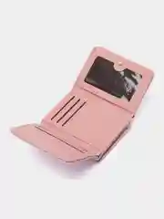 Лавандовый кошелек женский кожаный