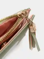 Мятный кошелек женский, маленький