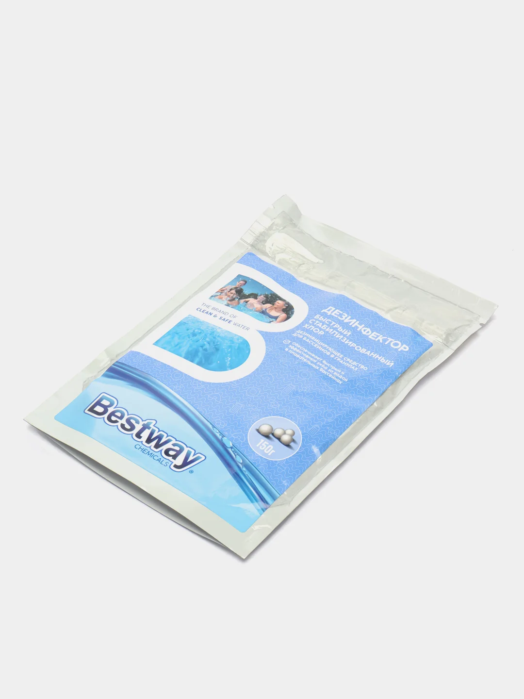 Средство Bestway в гранулах для ударной обработки воды, дезинфектор, 150 г, DB0.15GBW