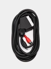 Кабель Аудио Видео SCART - 2 RCA для аналогово видеосигнала (тюльпаны / колокольчики)