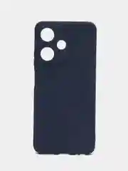 Синий силиконовый чехол для Infinix HOT 30i (Инфиникс Хот 30 ай), прозрачный