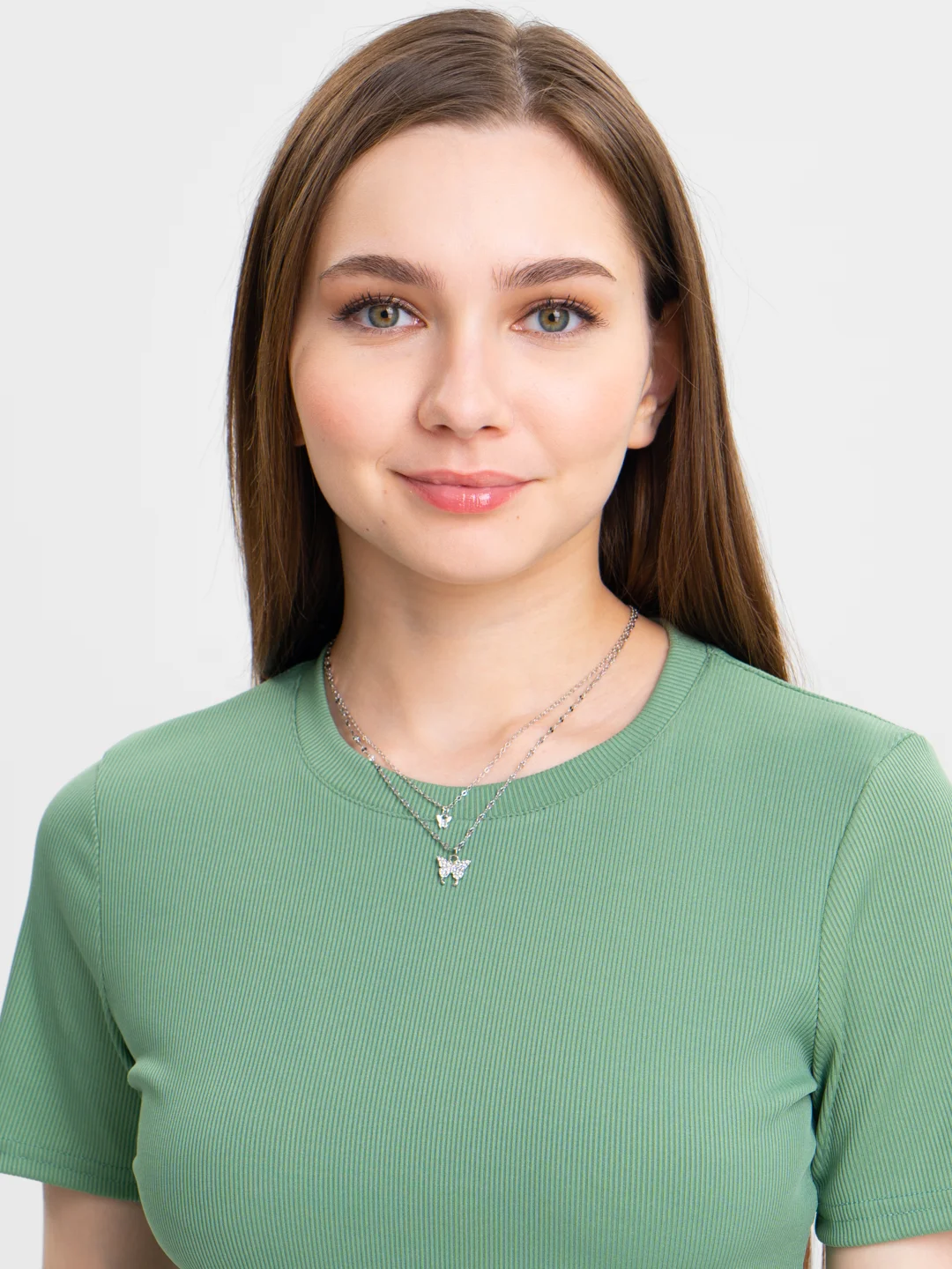 Кулон с бабочкой