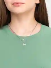 Кулон с бабочкой