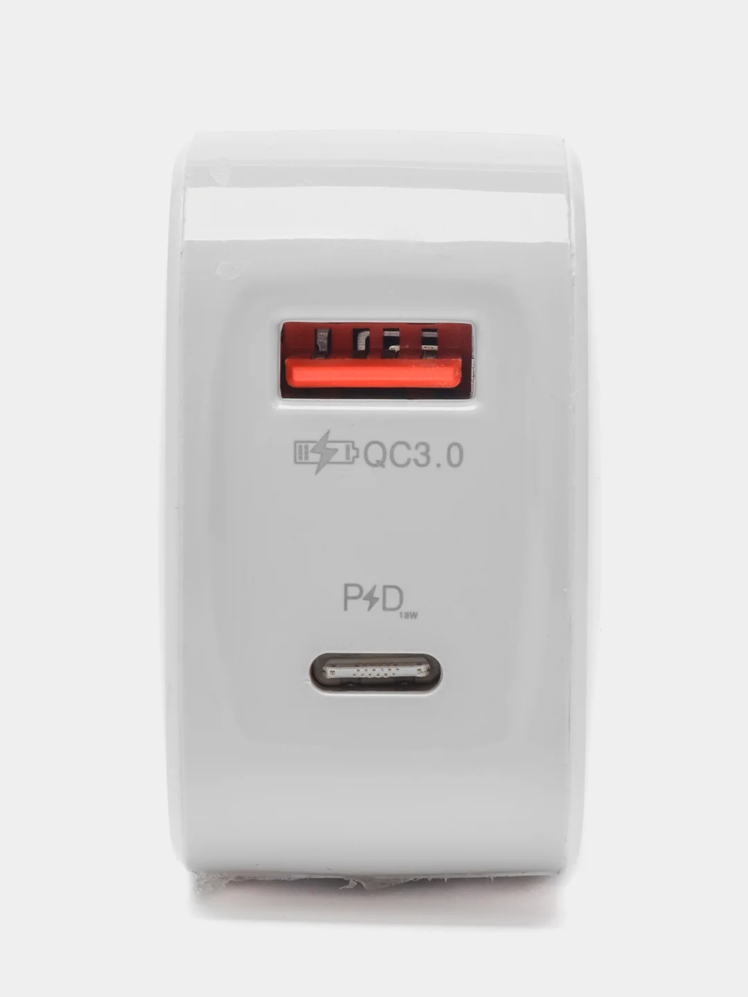 Быстрая зарядка 3А / Блок питания Type-C и USB, с быстрой зарядкой Quick Charg 3А