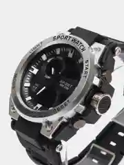 Серебряный часы мужские наручные электронные SPORTWATCH 2