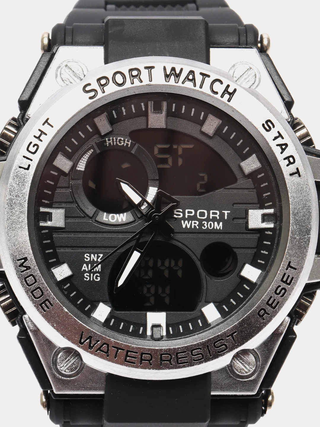 Серебряный часы мужские наручные электронные SPORTWATCH 2