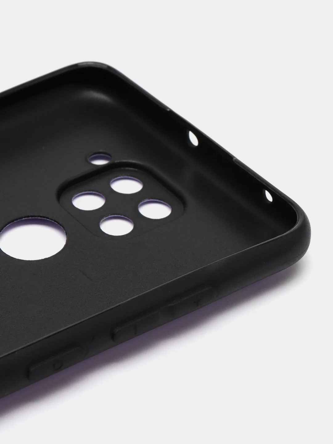 Пурпурный чехол силиконовый для Xiaomi Redmi Note 9 (Сяоми Редми Ноут 9), с принтом, с рисунком