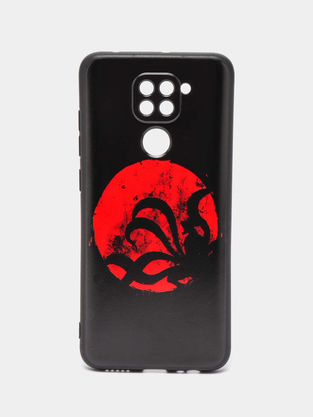 Синий меланж чехол силиконовый для Xiaomi Redmi Note 9 (Сяоми Редми Ноут 9), с принтом, с рисунком