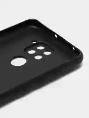 Синий меланж чехол силиконовый для Xiaomi Redmi Note 9 (Сяоми Редми Ноут 9), с принтом, с рисунком